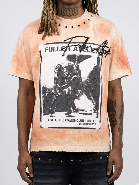 HEADLINER TEE (Washed Cream)